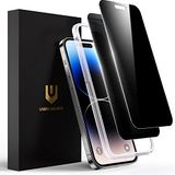 UNBREAKcable Privacy Screen Protector voor iPhone 14 Pro (6,1 inch) [2 stuks] [9H hard] Privacy Screen met anti-spy, krasbestendig, anti-vingerafdruk en bubbelvrij