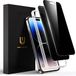 UNBREAKcable Privacy Screen Protector voor iPhone 14 Pro (6,1 inch) [2 stuks] [9H hard] Privacy Screen met anti-spy, krasbestendig, anti-vingerafdruk en bubbelvrij