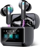 NONE Icecat Bluetooth-hoofdtelefoon, Anc met aanraakbediening Bluetooth 5.4 stereo-oortelefoon, ruisonderdrukking tijdens gesprekken en intelligente basoptimalisatie, Hifi-stereo, Anc-oordopjes met