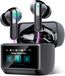NONE Icecat Bluetooth-hoofdtelefoon, Anc met aanraakbediening Bluetooth 5.4 stereo-oortelefoon, ruisonderdrukking tijdens gesprekken en intelligente basoptimalisatie, Hifi-stereo, Anc-oordopjes met