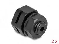 DELOCK Élément de compensation de pression M6 Noir 2 PCS