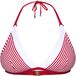 Joop! Triangel-Bikini-Top Streifen Gardenia AOP
