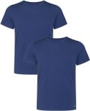 Sloggi EVER Ease O-Neck T-Shirt Heren XL Kobaltblauw Katoen/Elastaan 2-Pack