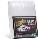 Superieur Molton Kussenslopen - 60x70cm - 2 Stuks - Wit