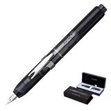 PLATINUM Curidas PKN7000-7F Vulpen/F Fijn/Intrekbaar/Grafiet Smoke Grijs/Handgemaakt/met Geschenkdoos/Fontein Pack van 1