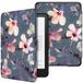 Fintie Hoesje voor 7 inch Kindle Paperwhite 2024 (12e generatie) en Kindle Colorsoft Signature Edition (1e generatie), dunne en lichte hoes, automatische aan/uit-hoes, bloem hibiscus