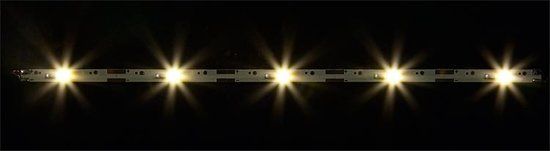 FALLER 2 Lichtstrips met ledverlichting, warm wit, 180 mm