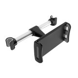 Homeet Tablethouder auto hoofdsteun autohouder universele tablethouder voor iPad/iPhone/Samsung Galaxy Tabs/Kindle Fire HD/Nintendo Switch, voor 4,4-11 inch apparaten, zilver en zwart