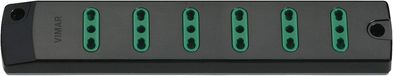 VIMAR Multiprise 2P+T 16 A 250 V - 6 sorties - Noir