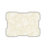 Bonamaison, Digitaal bedrukte muismat, antislip onderkant, voor kantoor en thuis, afmetingen: 22x18 cm