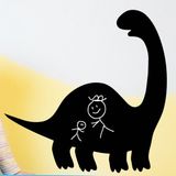 Ambiance Sticker Schoolbordsticker - uitwisbare zelfklevende muurstickers - DINO - 110x110cm