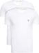 Guess Pack x2 Los Angeles T-Shirt Korte Mouw V-hals Logo Wit Katoen S Mannen