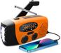 Unyqoos® Radio portable d'urgence avec manivelle et énergie solaire