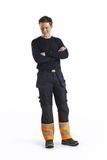 Blåkläder Blaklader 1489-1513 Multinorm Inharent Werkbroek Marineblauw/Oranje D100