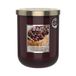 HEART & HOME - Geurkaars op basis van natuurlijke sojawas voor thuis - Groot glas Zwarte Kersen Gourmet - Brandduur 75 uur - Cadeau, decoratie en geur voor thuis