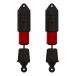 Arrma - Jeu d'amortisseurs alésage 15 mm 132 mm (ARA330721)