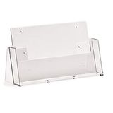 Taymar Brochurehouder, Folderhouder in DIN A5 liggend formaat optioneel voor wandmontage (CLA5)