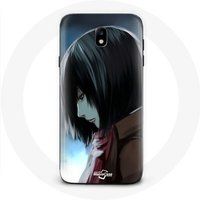 Maniacase Hoesje voor Samsung Galaxy J5 2017 Mikasa Ackerman Aanval van de Titanen Manga Anime