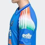 Adidas Performance India Odi Cricketshirt M - Heren - Blauw