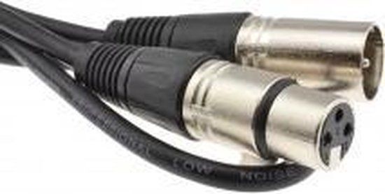 XLR kenable 007902 audio kabel 0,5 m XLR Zwart