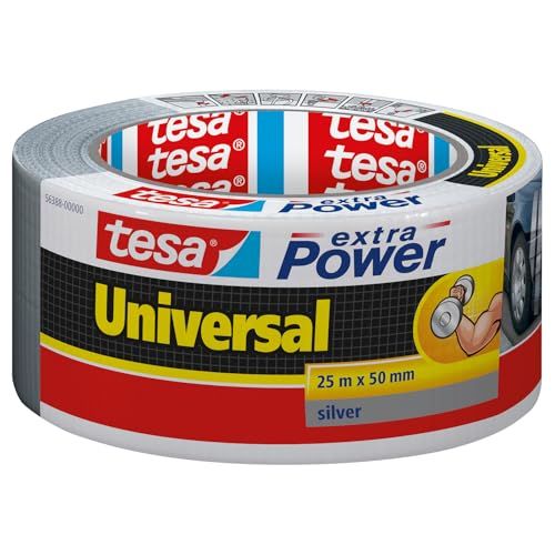 tesa extra Power Universele Ducttape - Grijs - 1 Rol - 25 m x 50 mm