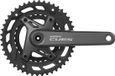 Shimano Cues FC-U6000-2 Dubbel Crankstel 9/10/11V 170mm Zwart