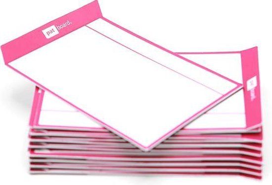 PATboard.com - Set van 16 whiteboard magneten voor scrum, kanban en agile - MAGENTA