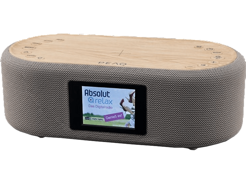 Peaq Pcr 120bt-w-1 Dab+ Wekkerradio Grijs