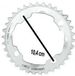 Gebhardt Buzaglo Gebhardt kettingblad 42t 9sp Grijs Unisex Stadsfiets