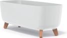 Prosperplast Gracia - Bloempot - Wit - 58 x 24 x 23,5 cm