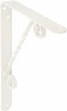 AMIG Plankdrager/steun/beugel Decoratief - metaal - wit - H200 x B150 mm - Tot 110 kg