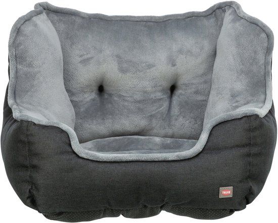 Trixie Autostoel voor Honden - 50 x 50 x 40 cm - Zwart Grijs