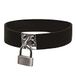 Metal Hard Metal Hard rijgeret van leer en metaal, 70 cm, 150 g