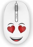 Inca Weeny Ergonomische, draadloze muis, 1200 DPI, 2,4 GHz, wit