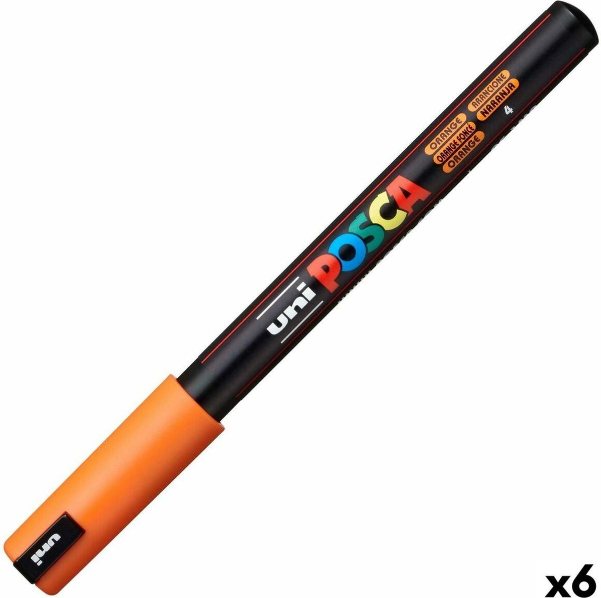 Posca Verfstift PC1MR EF donkeroranje - 6 stuks