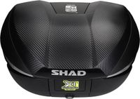 SHAD Topkoffer Verstelbaar Volume 46L 52L 58L Carbon Zwart SH58X voor Motor Scooter