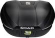 SHAD Topkoffer Verstelbaar Volume 46L 52L 58L Carbon Zwart SH58X voor Motor Scooter