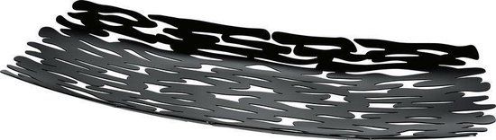 Alessi Bark Plateau - 51.5x19.5cm - Zwart