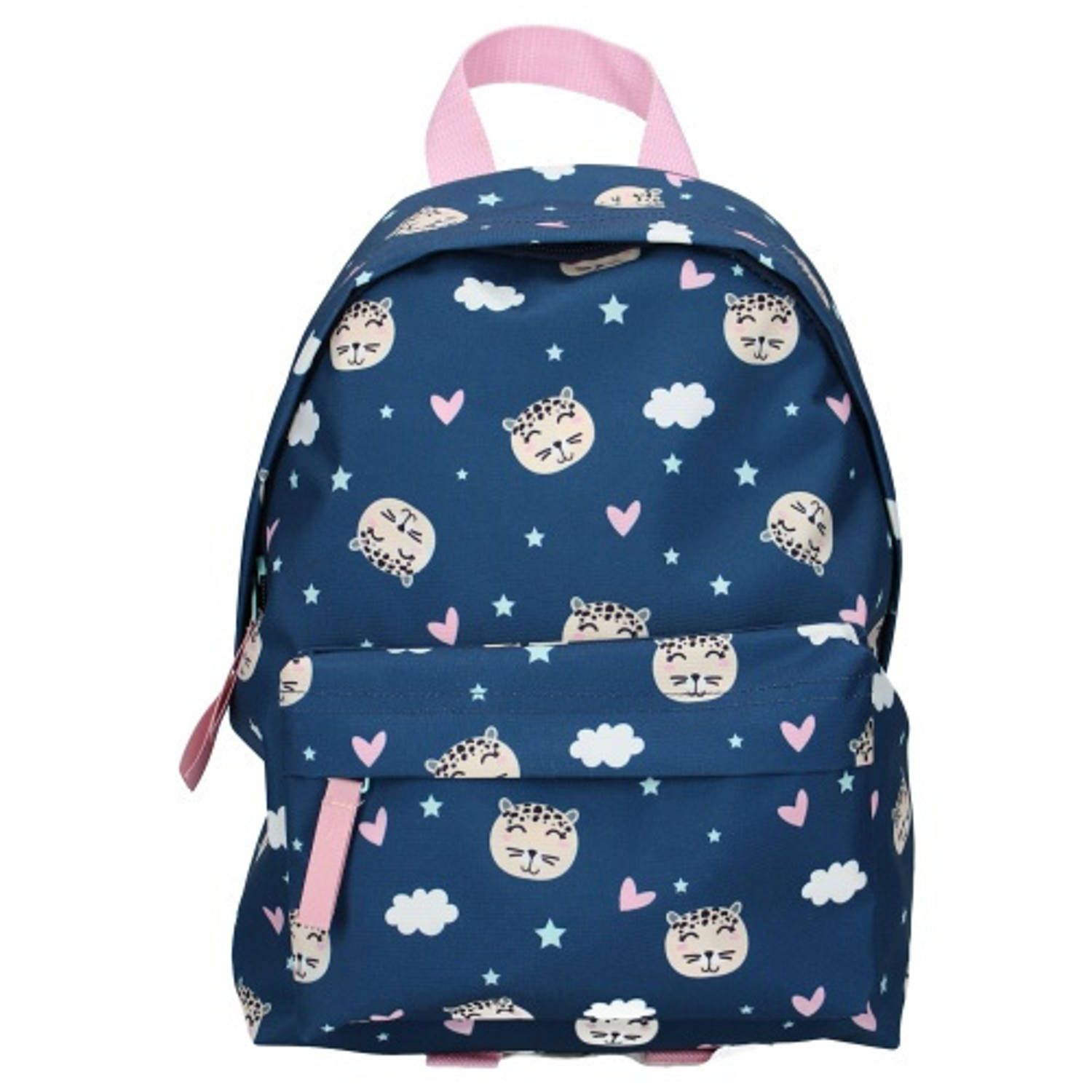 Prêt Best Buddy Cheetah Rugzak - Navy blauw - 8,2 l - Polyester