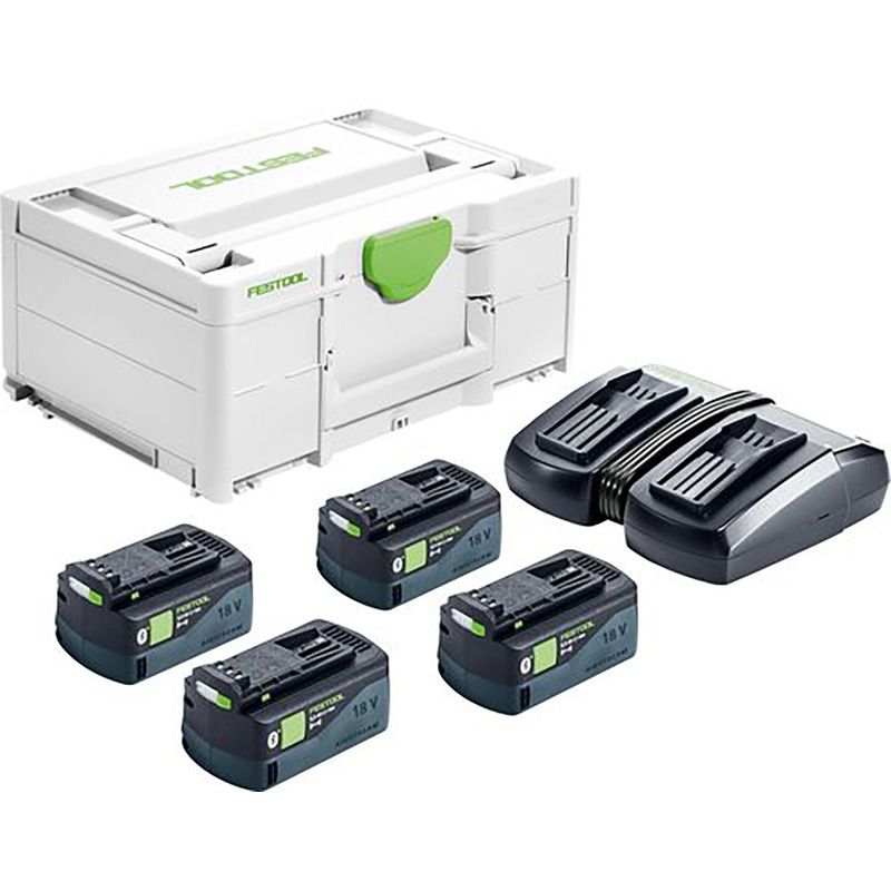 Festool SYS 18V 4x5,0/TCL 6 DUO Energie-set 18V in Systainer - 577709