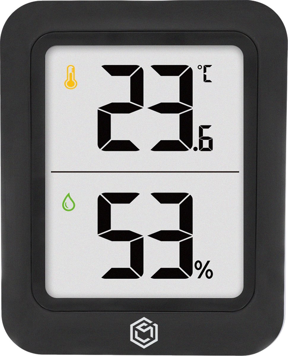 Ease electronicz Hygrometer Min/Max - Luchtvochtigheidsmeter - Digitaal Weerstation - Vochtigheidsmeter - Thermometer voor Binnen