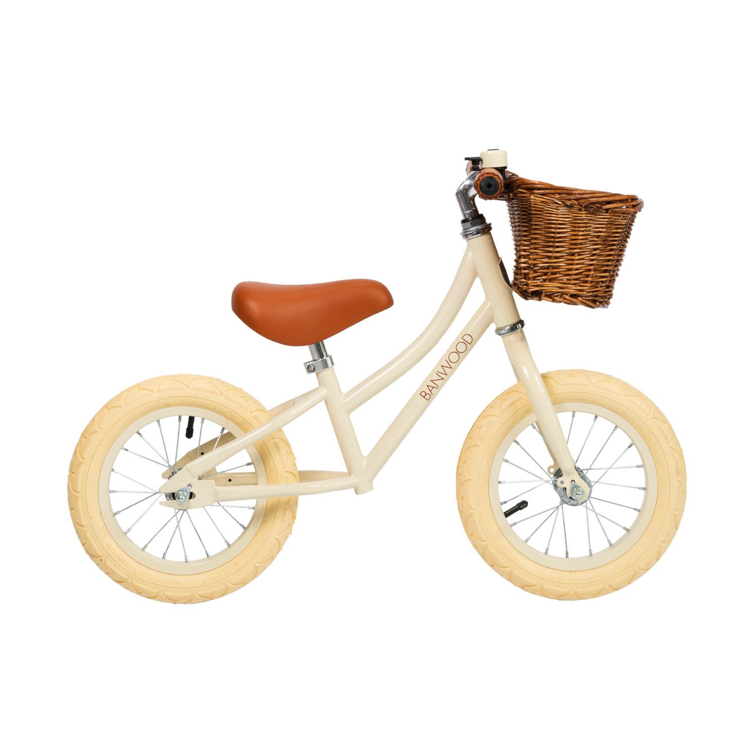 Banwood First Go Girl Loopfiets Cream