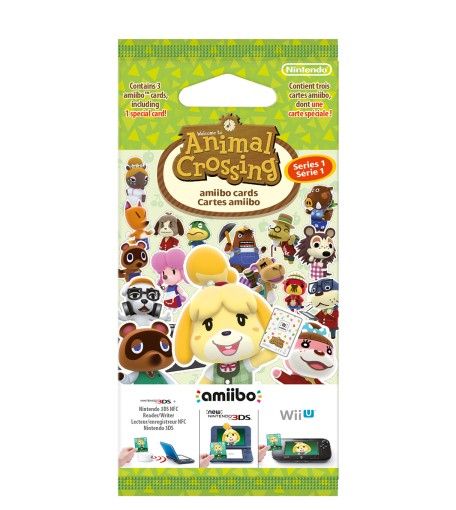 Nintendo Amiibo Animal Crossing Serie 1 - 3 kaarten - Nintendo Wii U + 3DS