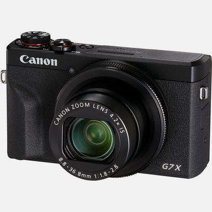 Canon PowerShot G7X Mark III Compact Camera - 20.1MP, 4K, Black