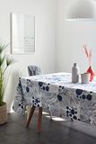 Nydel Tafelkleed Rivage gecoat, acryl, blauw, 160 x 350 cm