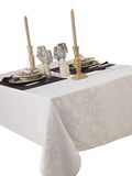 CALITEX Tafelkleed Ombra, damast-look, 150 x 300 cm, wit