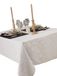CALITEX Tafelkleed Ombra, damast-look, 150 x 300 cm, wit