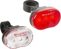 Smart Verlichtingsset, Voor + Achter, Led, Zwart/Rood