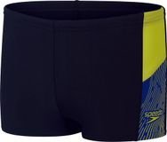 Speedo Dive Aquashort Marine/Geel Jongens Sportzwembroek - Maat 164