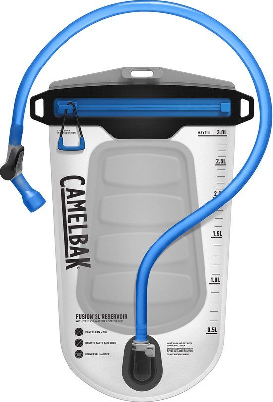 Fusion CamelBak Fusion Reservoir Tru Zip Waterproof Zipper - Drinksysteem - 3 L - Transparant (Clear)